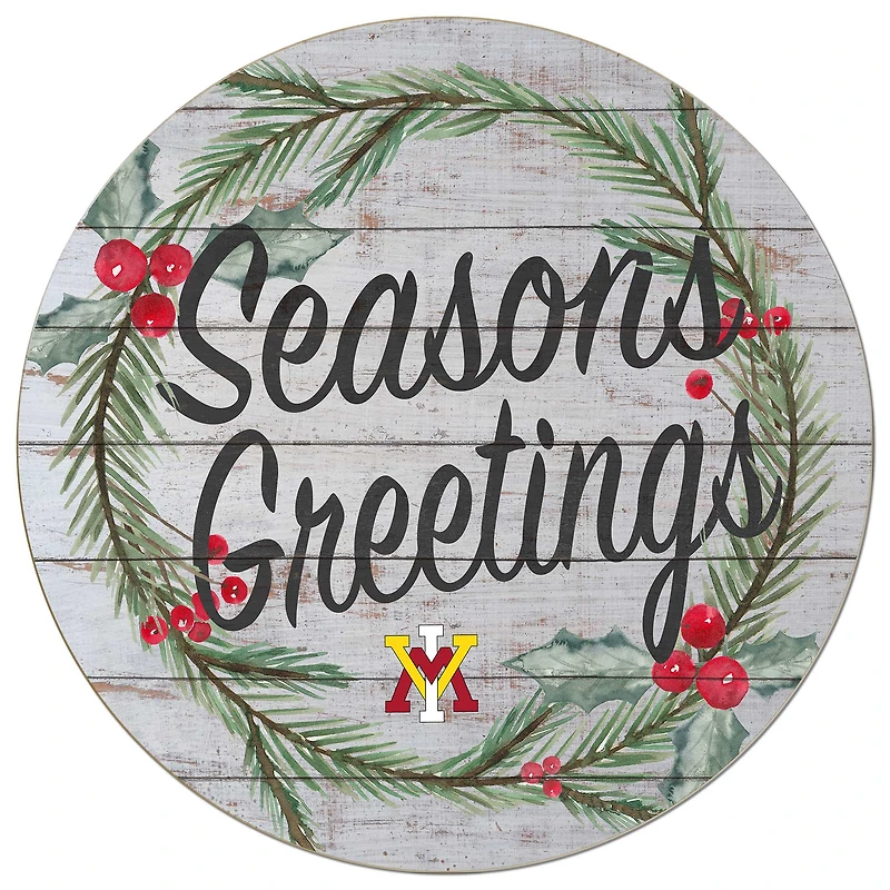 Virginia Military Institute Keydets 20'' x 20'' Season's Greetings Circle