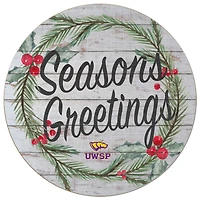 Wisconsin-Stevens Point Pointers 20'' x 20'' Season's Greetings Circle