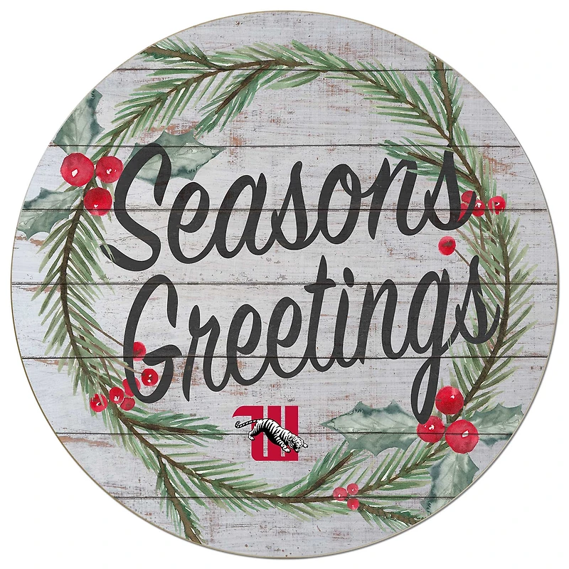 Wittenberg University Tigers 20'' x 20'' Season's Greetings Circle