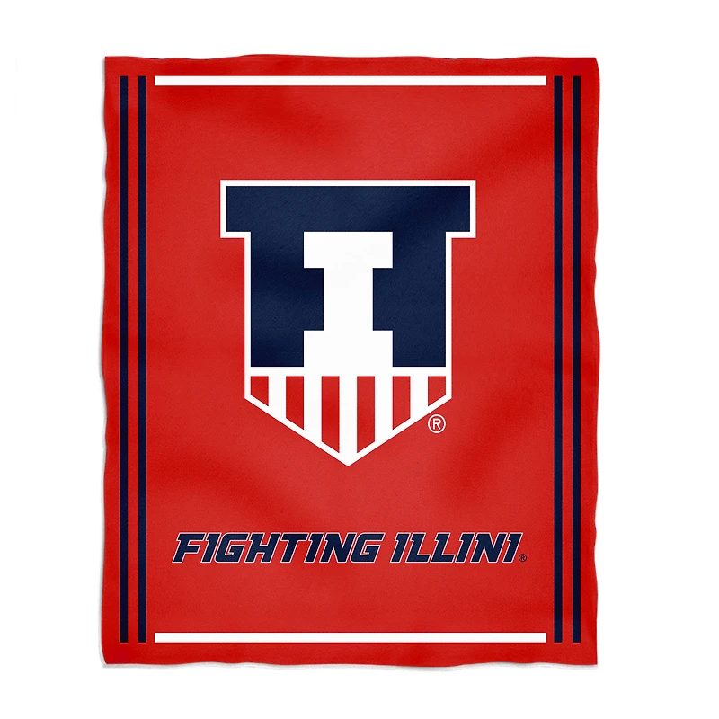 Vive La Fete  Illinois Fighting Illini 36'' x 48'' Big Mascot Blanket