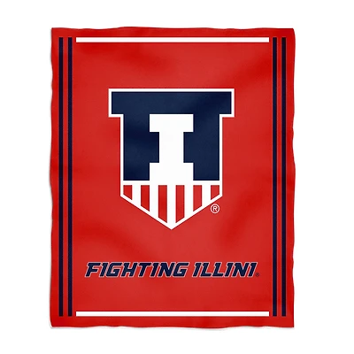 Vive La Fete  Illinois Fighting Illini 36'' x 48'' Big Mascot Blanket