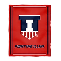 Vive La Fete  Illinois Fighting Illini 36'' x 48'' Big Mascot Blanket