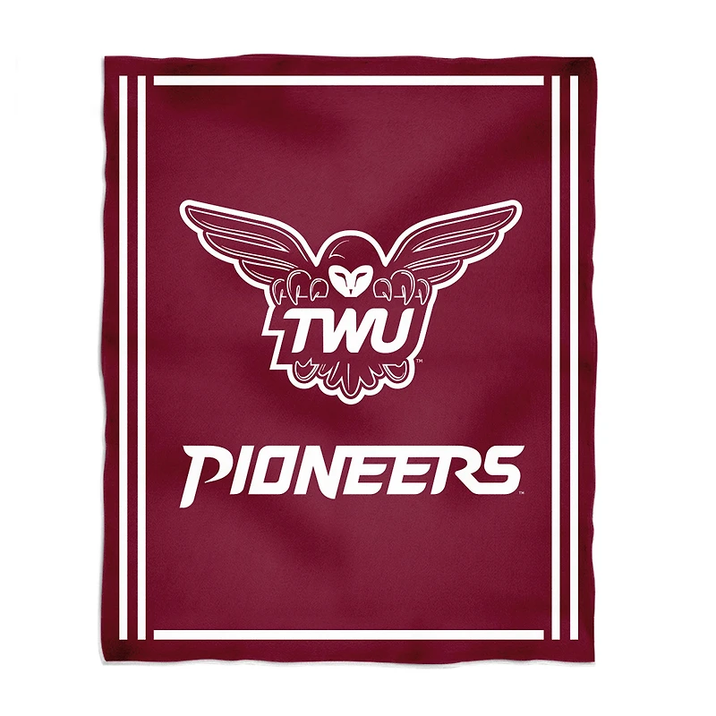 Vive La Fete  Texas Woman's Pioneers 36'' x 48'' Big Mascot Blanket