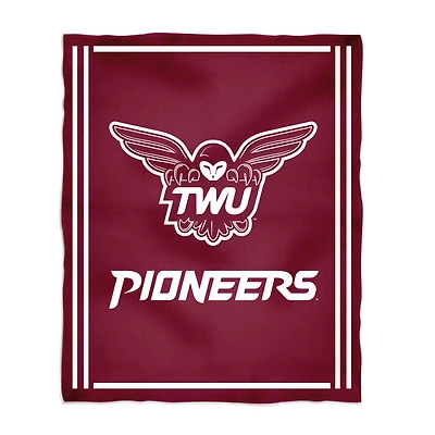 Vive La Fete  Texas Woman's Pioneers 36'' x 48'' Big Mascot Blanket