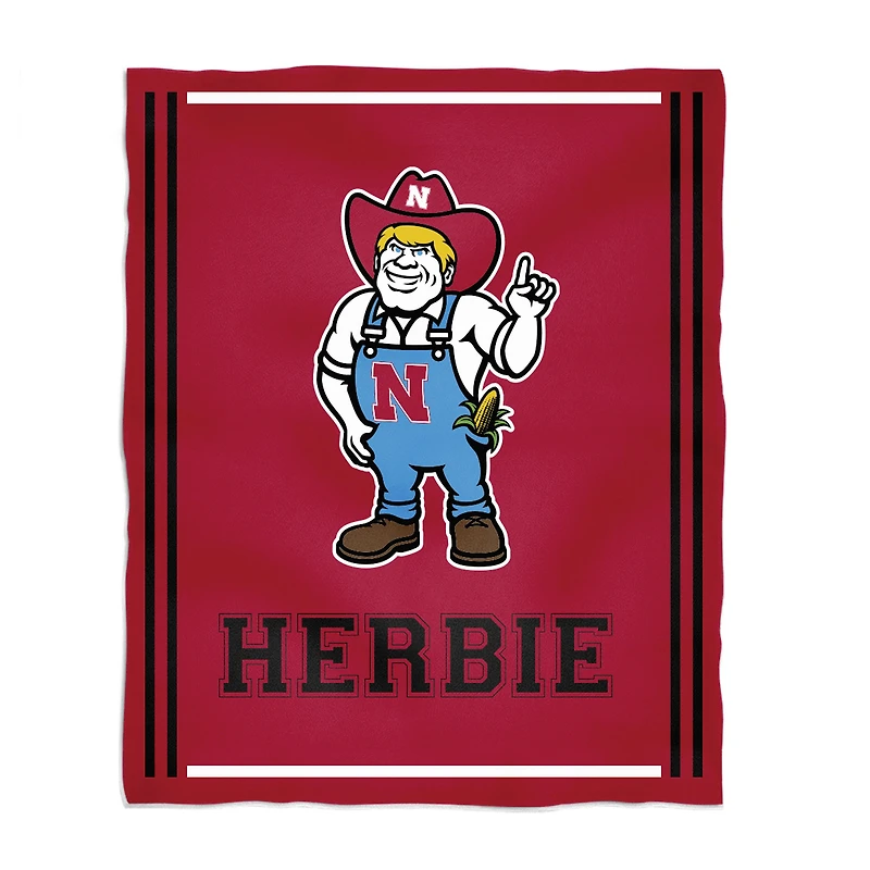 Vive La Fete  Nebraska Huskers 36'' x 48'' Big Mascot Blanket
