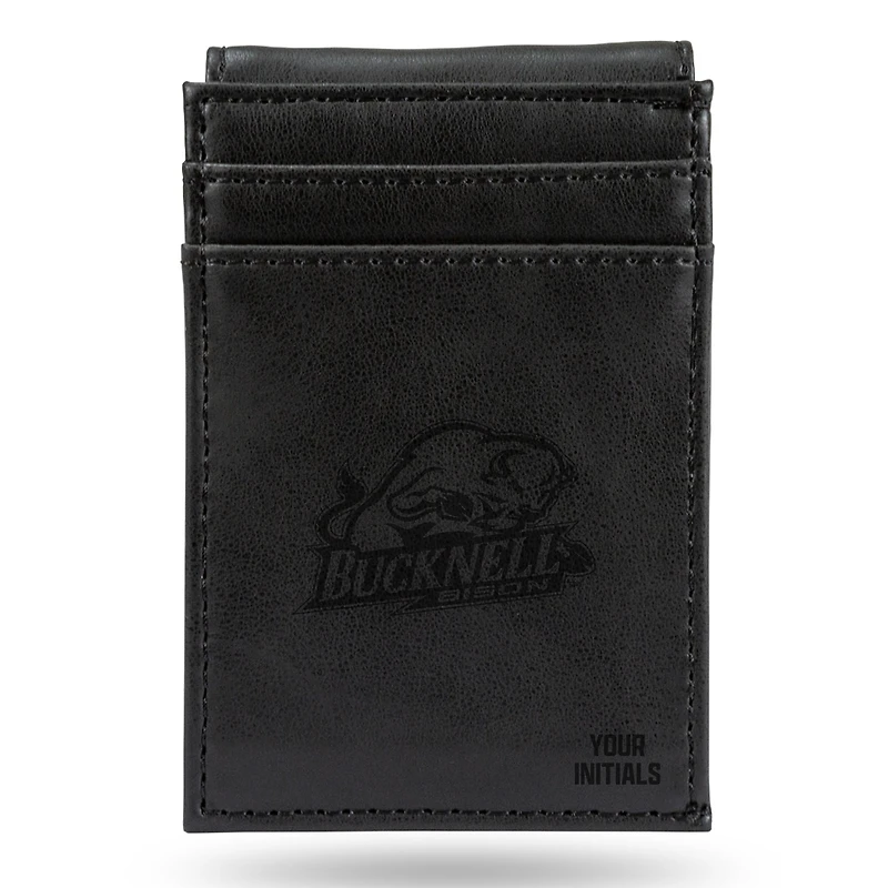 Bucknell Bison Personalized Front Pocket Wallet