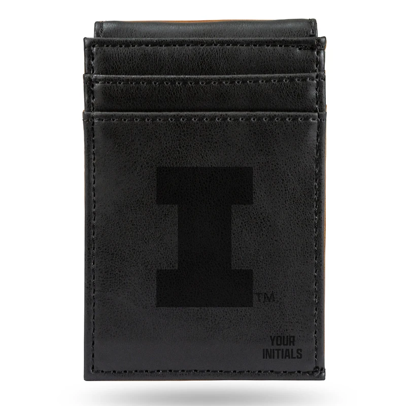 Illinois Fighting Illini Personalized Front Pocket Wallet