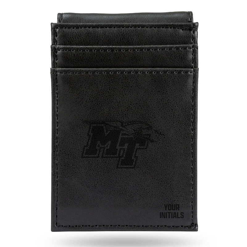 MTSU Blue Raiders Personalized Front Pocket Wallet