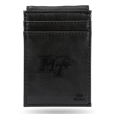 MTSU Blue Raiders Personalized Front Pocket Wallet