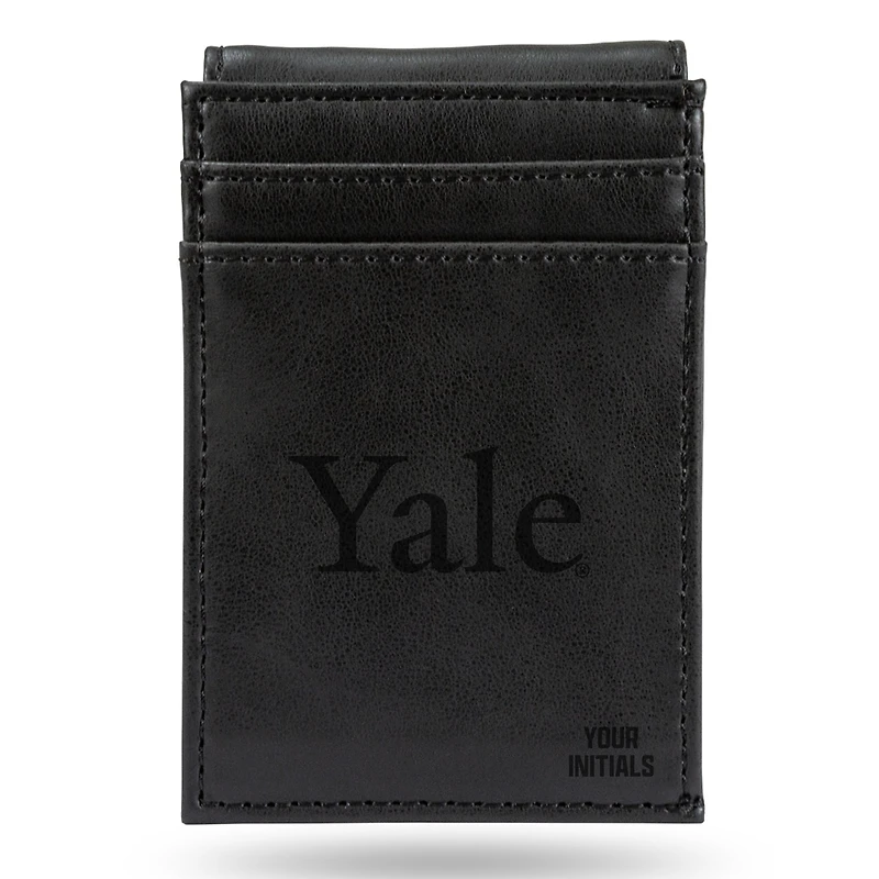 Yale Bulldogs Personalized Front Pocket Wallet