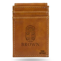 Brown Brown Bears Personalized Front Pocket Wallet