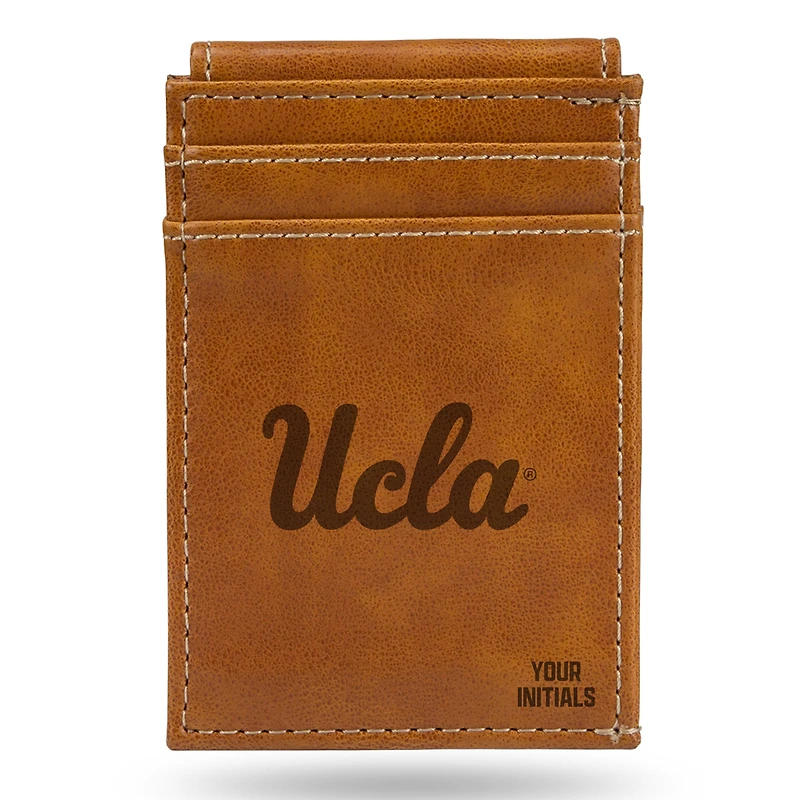 Brown UCLA Bruins Personalized Front Pocket Wallet