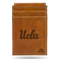 Brown UCLA Bruins Personalized Front Pocket Wallet