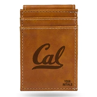 Brown Cal Bears Personalized Front Pocket Wallet