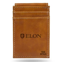 Brown Elon Phoenix Personalized Front Pocket Wallet