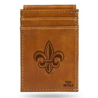 Brown Louisiana Ragin' Cajuns Personalized Front Pocket Wallet