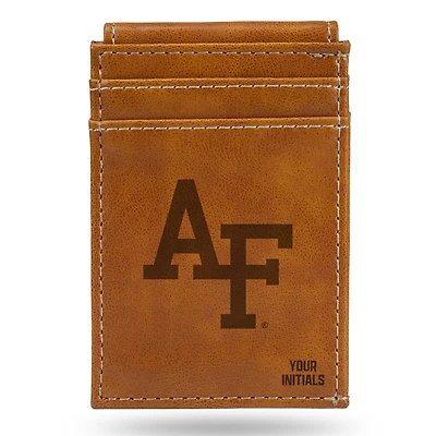 Brown Air Force Falcons Personalized Front Pocket Wallet