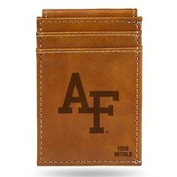 Brown Air Force Falcons Personalized Front Pocket Wallet