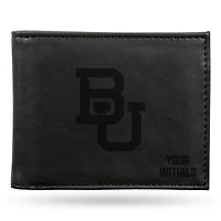 Black Baylor Bears Personalized Billfold Wallet