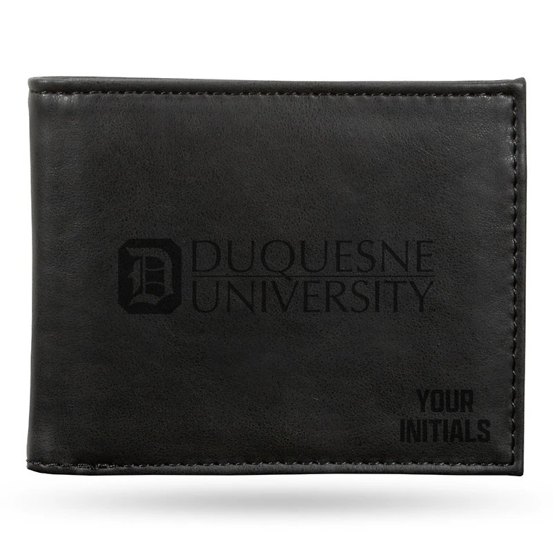 Black Duquesne Dukes Personalized Billfold Wallet