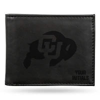 Black Colorado Buffaloes Personalized Billfold Wallet