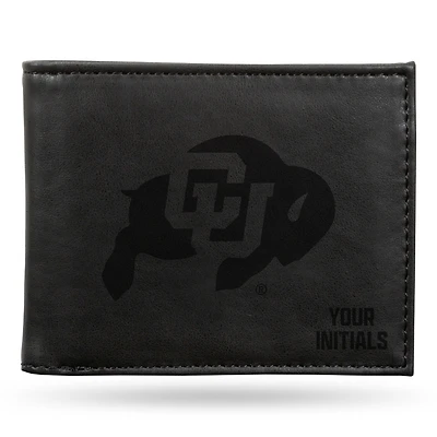Black Colorado Buffaloes Personalized Billfold Wallet