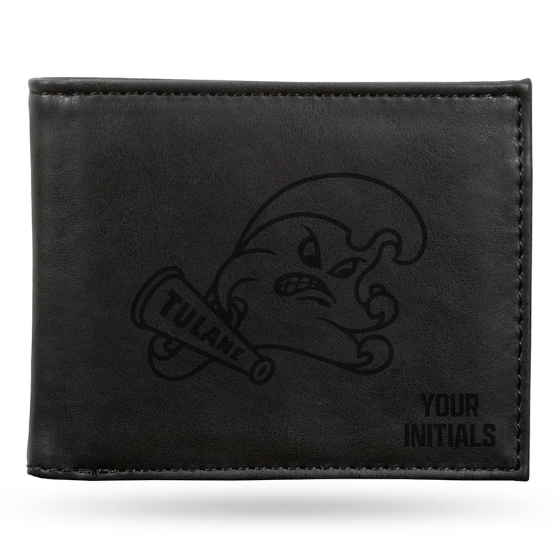 Tulane Green Wave Personalized Billfold Wallet