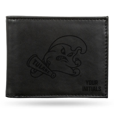 Tulane Green Wave Personalized Billfold Wallet