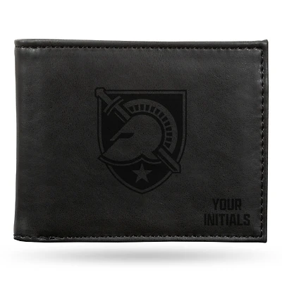 Black Army Black Knights Personalized Billfold Wallet