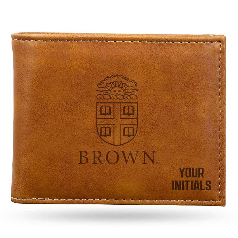 Brown Brown Bears Personalized Billfold Wallet