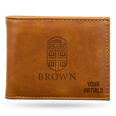 Brown Brown Bears Personalized Billfold Wallet