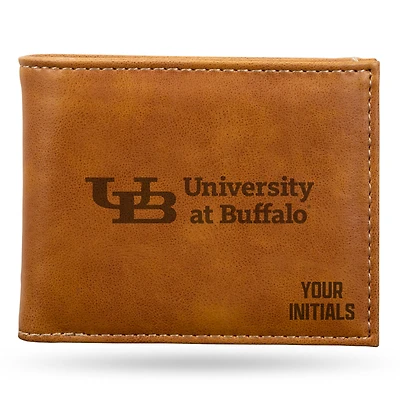 Brown Buffalo Bulls Personalized Billfold Wallet