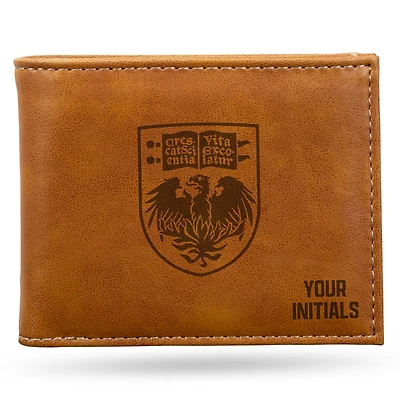 Brown UChicago Maroons Personalized Billfold Wallet