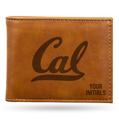 Brown Cal Bears Personalized Billfold Wallet