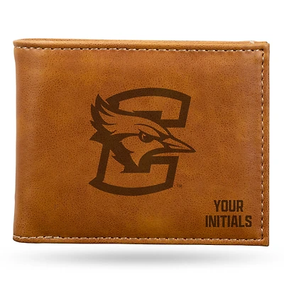 Brown Creighton Bluejays Personalized Billfold Wallet