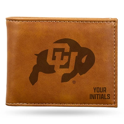 Brown Colorado Buffaloes Personalized Billfold Wallet