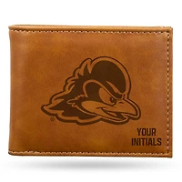 Brown Delaware Fightin' Blue Hens Personalized Billfold Wallet