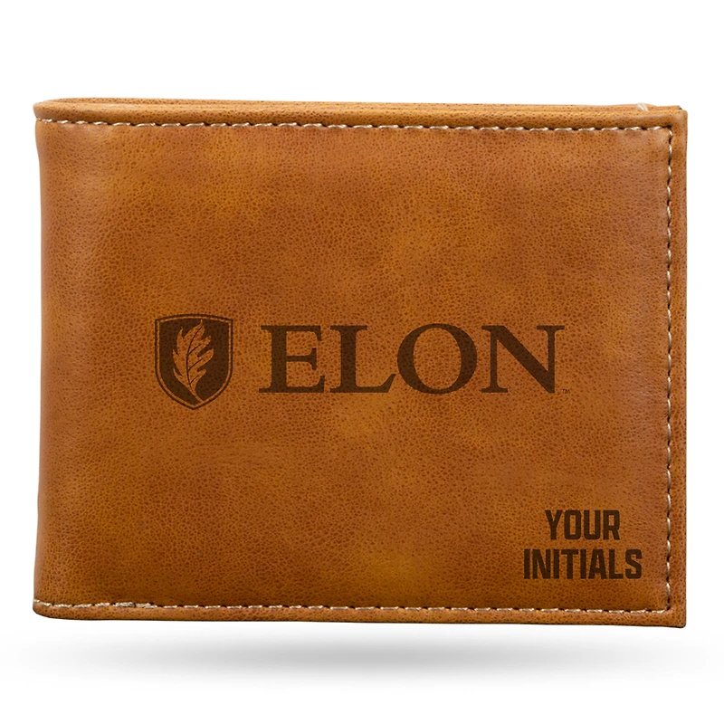 Brown Elon Phoenix Personalized Billfold Wallet