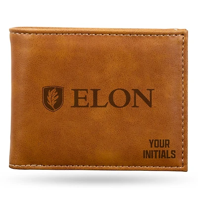 Brown Elon Phoenix Personalized Billfold Wallet