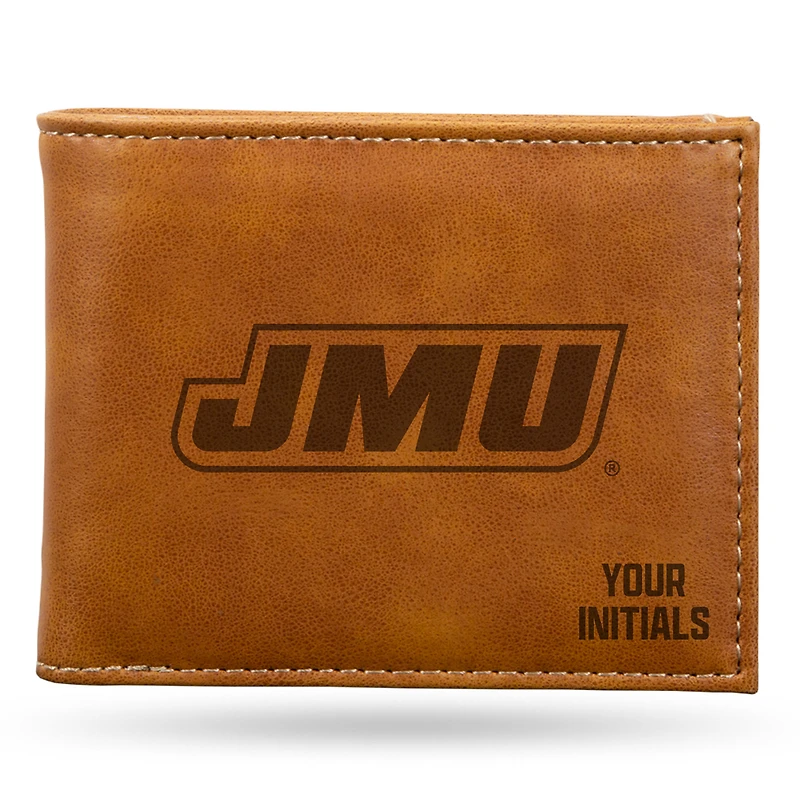 Brown James Madison Dukes Personalized Billfold Wallet
