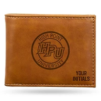 Brown High Point Panthers Personalized Billfold Wallet