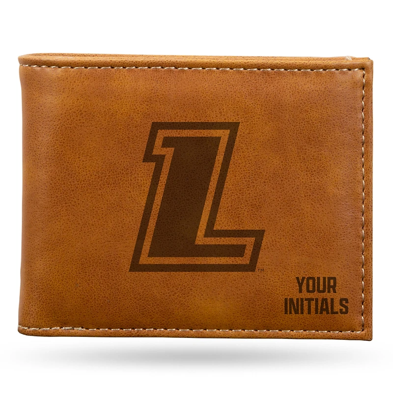 Brown Loyola Greyhounds Personalized Billfold Wallet