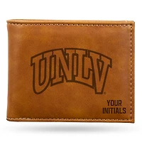 Brown UNLV Rebels Personalized Billfold Wallet