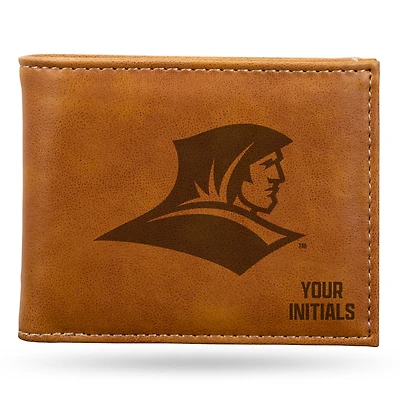Brown Providence Friars Personalized Billfold Wallet