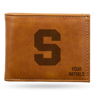 Brown Syracuse Orange Personalized Billfold Wallet