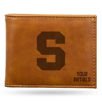 Brown Syracuse Orange Personalized Billfold Wallet
