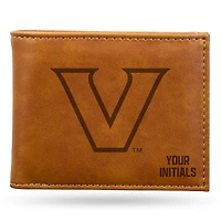 Brown Vanderbilt Commodores Personalized Billfold Wallet