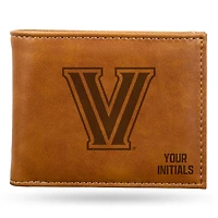 Brown Villanova Wildcats Personalized Billfold Wallet