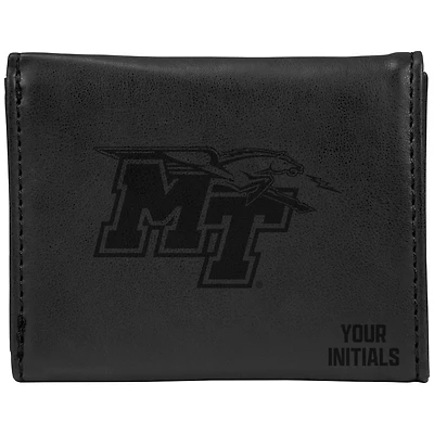 MTSU Blue Raiders Personalized Trifold Wallet