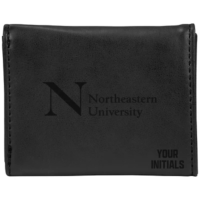 Northeastern Huskies Personalized Trifold Wallet